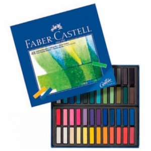 Мел цветной Faber-Castell 128248, 48 цветов, картоная коробка