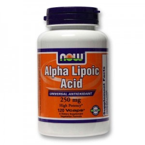 Биологически активная добавка NOW FOODS NOW Alpha Lipoic Acid 250 мг, 60 капсул