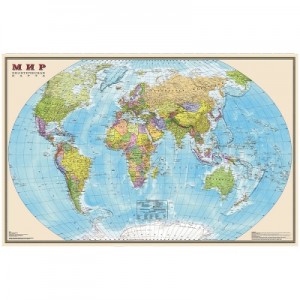 Карта мира политическая, 1:35 млн., 90*58 см