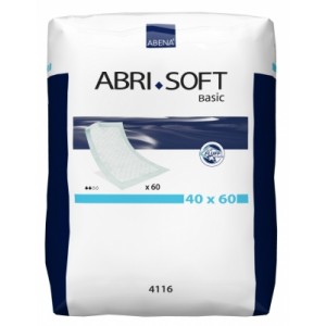 Пеленки одноразовые Abena Abri-Soft Basic 40x60 cm, 60 шт.