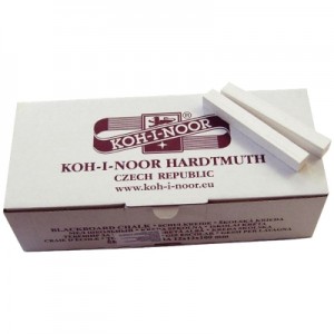Мел школьный Koh-I-Noor белый, комплект 100 шт
