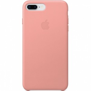 Чехол Apple Leather Case для iPhone 8 Plus/7 Plus, бледно-розовый