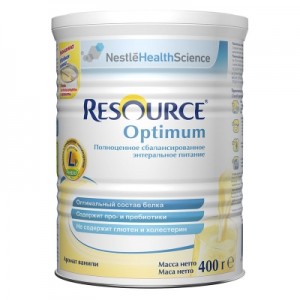 Смесь Nestle Health Science Resource Optimum, с 7 лет, 400 гр.