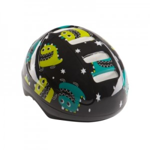 Детский защитный шлем Happy Baby STONEHEAD, черный (размер S)