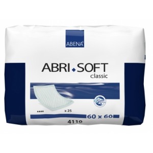 Пеленки одноразовые Abena Abri-Soft Classic 60x60 cm, 25 шт.
