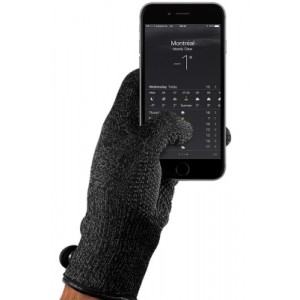 Перчатки Mujjo Single Layered Touchscreen Gloves, размер M, чёрный
