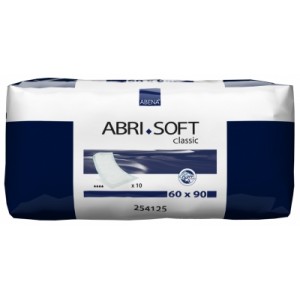 Пеленки одноразовые Abena Abri-Soft Classic 60X90 cm, 10 шт.