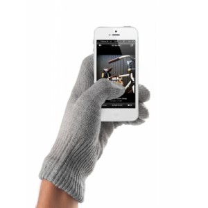 Перчатки Mujjo Touchscreen Gloves Natural, размер M/L, серый