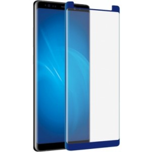 Закаленное стекло 3D DF sColor-26 для Samsung Galaxy Note 8, с цветной рамкой (fullscreen), blue