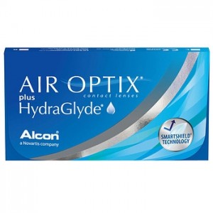 Линзы контактные AirOptix PLUS HydraGlyde (3 шт / -1.00 / 8.6 / 14.2)