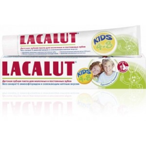Детская зубная паста LACALUT kids 4-8, 50 мл