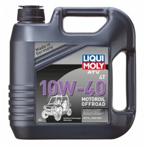 Моторное масло LIQUI MOLY Motoroil Offroad ATV 4T 10W-40, HC-синтетическоe, 4л (7541)
