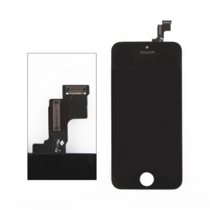 Дисплей LP LCD с тачскрином для iPhone 5S, (AAA) 1-я категория, чёрный