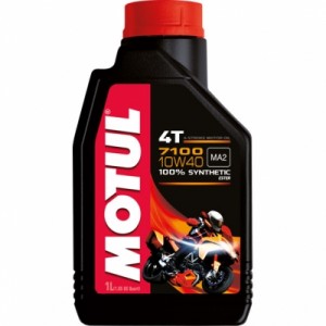 Моторное масло MOTUL 7100 4T 10W-40, синтетическое, 1л (104091)