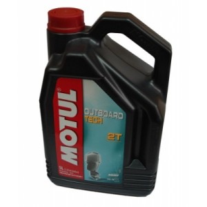 Моторное масло MOTUL Outboard Tech 2T, полусинтетическое, 5л, (101728)