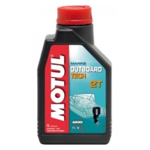 Моторное масло MOTUL Outboard Tech 2T, полусинтетическое, 1л, (102789)