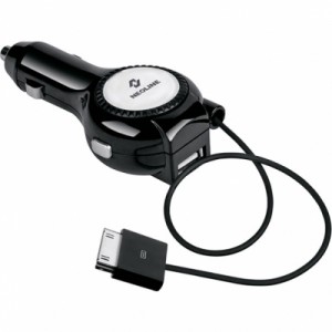 Универсальное автомобильное ЗУ Neoline Volter R30 с автосмоткой кабеля Lightning 30-pin