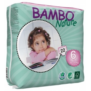 Подгузники Bambo Nature (Бамбо Натур) XL 6 (16-30 кг) 22 шт