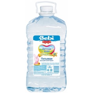 Вода детская Bebi питьевая, 0 мес., 5 л. (3 штуки)