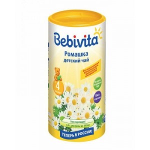 Чай детский Bebivita (Бебивита) гранулированный Ромашка, с 4 мес., 200 гр.