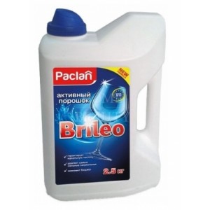 Активный порошок PACLAN Brileo для посудомоечных машин, 2,5 кг.