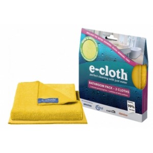 Набор салфеток E-CLOTH для уборки ванной (салфетка для уборки ванной, салфетка для полировки и очистки стекла)