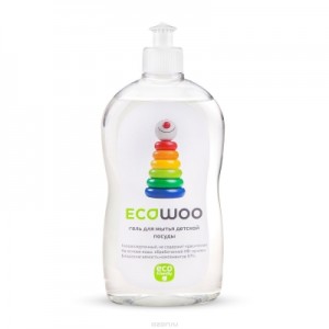 Гель ECOWOO для мытья овощей и фруктов, детской посуды и принадлежностей, 0,5 л