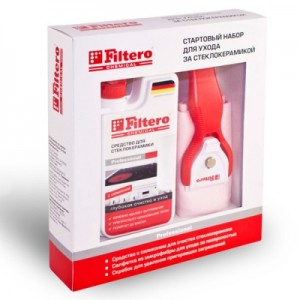 Набор для очистки стеклокерамики FILTERO 204