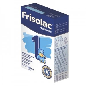 Молочная смесь Friso (Фрисо) Фрисолак 1 с пребиотиками, с 0 до 6 мес., 350 г. (картон)