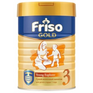 Молочная смесь Friso (Фрисо) Фрисолак 3 GOLD (ГОЛД), с 1 года до 3 лет, 800 г.
