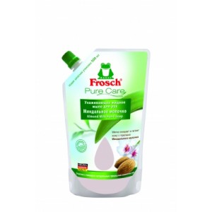 Жидкое мыло FROSCH ФРОШ Ухаживающее Миндальное молочко запасная упаковка, 500 мл