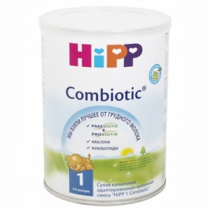 Молочная смесь Hipp Combiotic 1 (Хипп Комбиотик), с рождения, 350 гр.