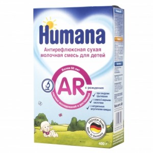 Молочная смесь Humana (Хумана) AR Антирефлюкс, с рождения, 400 гр.
