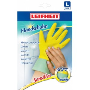 Перчатки LEIFHEIT 40025 мягкие L (специальная защита внутри перчаток д/рук)