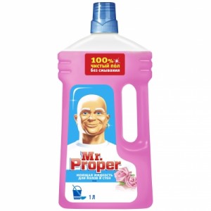 Моющая жидкость MR PROPER для уборки Роза 1.0л