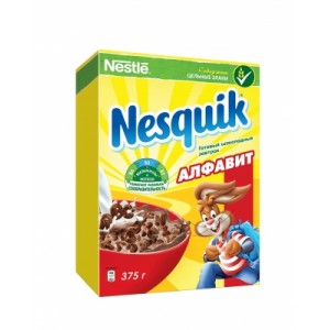 Готовый завтрак Nestle® Nesquik® алфавит, 375 гр.