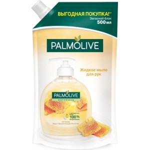 Жидкое мыло Palmolive ПИТАНИЕ Мед и Увлажняющее молочко 500 мл, сменный блок