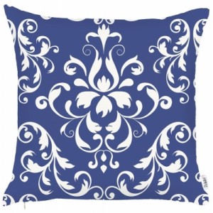 Декоративная подушка PROFFI "Синий вензель"