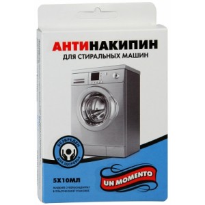 Антинакипин UnMomento суперконцентрат жидкий для стиральных машин, 5 капсул по 10 мл