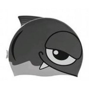 Шапочка для плавания детская ARENA AWT Fish, серый