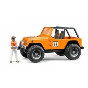 Внедорожник BRUDER 02-542 Cross Country Racer оранжевый с гонщиком