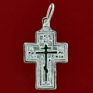 Крест серебряный КСА-035, 2,52г