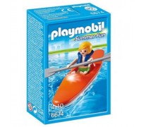 Игровой набор Playmobil Аквапарк: Ребенок в каяке