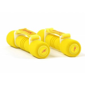 Гантель с мягкими накладками REEBOK 1.0 кг, желтая (пара) (RAWT-11061YL)
