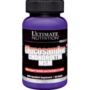 Защита и восстановление суставов Ultimate Nutrition Glucosamine & Chondroitin & MSM 90tabs
