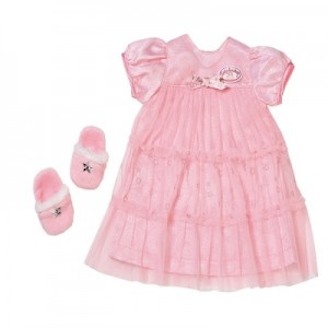 Комплект одежды ZAPF CREATION Baby Annabell "Спокойной ночи" (платье и тапочки)
